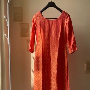 Brocade blend tailor made kurta